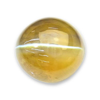 2.12 Ct. Greenish Yellow Cabochon Chrysoberyl from Madagascar Video