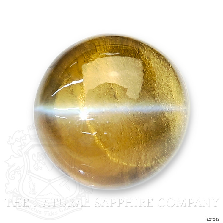 1.85 Ct. Yellowish Brown Cabochon Chrysoberyl from Madagascar