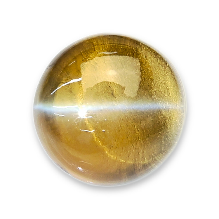 1.85 Ct. Yellowish Brown Cabochon Chrysoberyl from Madagascar