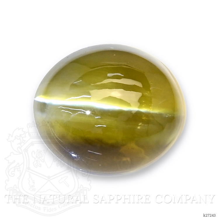 2.32 Ct. Yellowish Green Cabochon Chrysoberyl from Tanzania