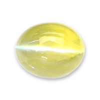 1.44 Ct. Yellowish Green Cabochon Chrysoberyl from Ceylon (Sri Lanka) Video