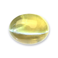 2.19 Ct. Yellowish Green Cabochon Chrysoberyl from Madagascar Video