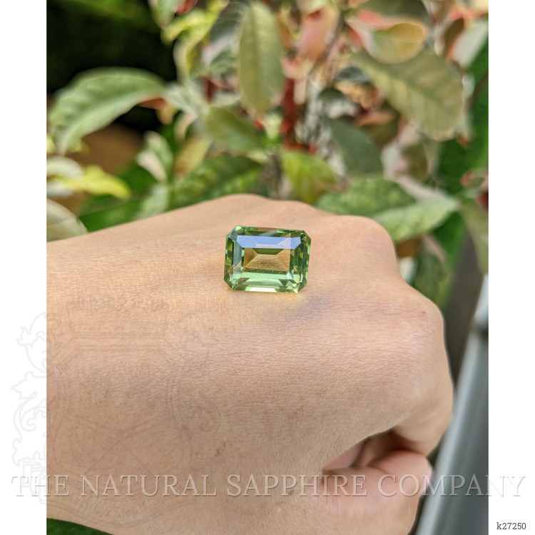 14.21 Ct. Yellowish Green Prasiolite from Madagascar