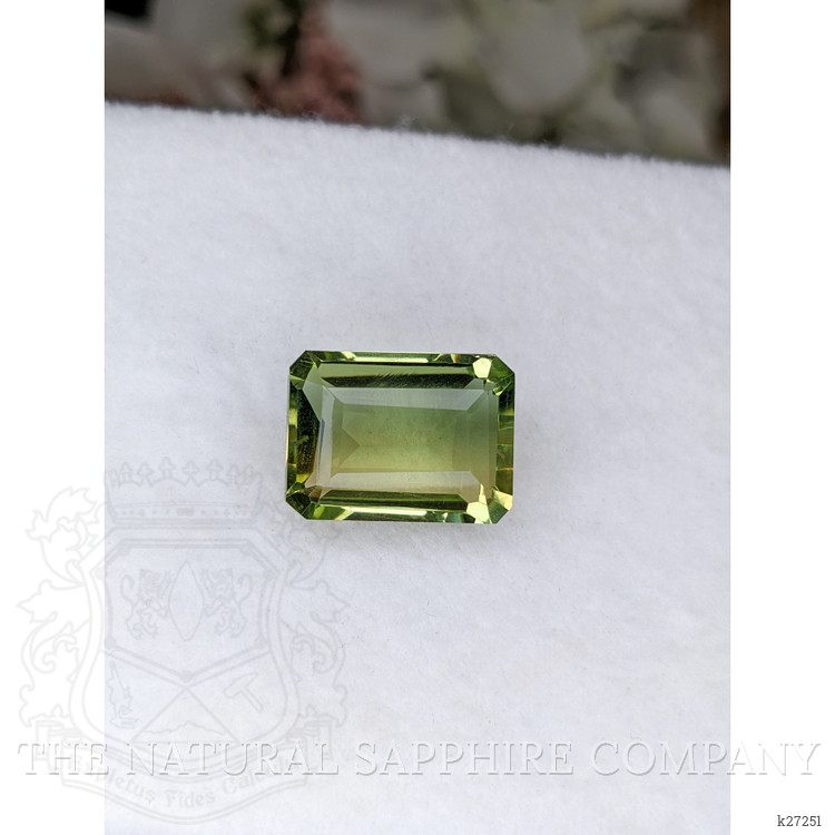 10.36 Ct. Yellowish Green Prasiolite from Madagascar