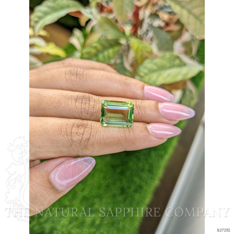 9.80 Ct. Yellowish Green Prasiolite from Madagascar