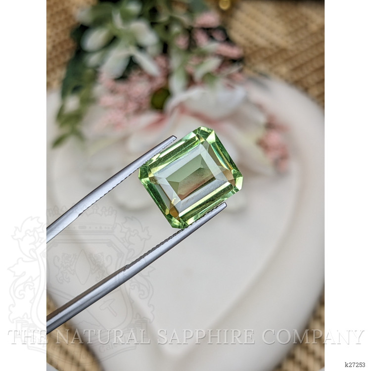 9.69 Ct. Green Prasiolite from Madagascar