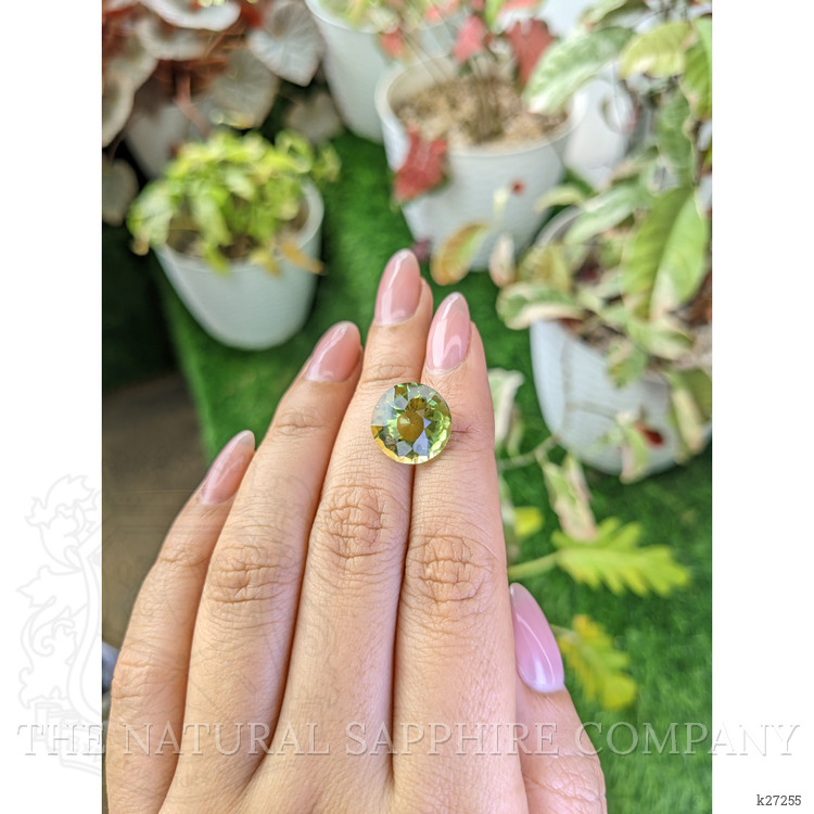 8.37 Ct. Yellowish Green Prasiolite from Madagascar