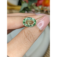 4.25 Ct. Green Prasiolite from Madagascar Life Style