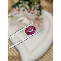 3.55 Ct. Pinkish Purple Cabochon Spinel from Ceylon (Sri Lanka) Life Style