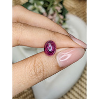 3.55 Ct. Pinkish Purple Cabochon Spinel from Ceylon (Sri Lanka) Life Style
