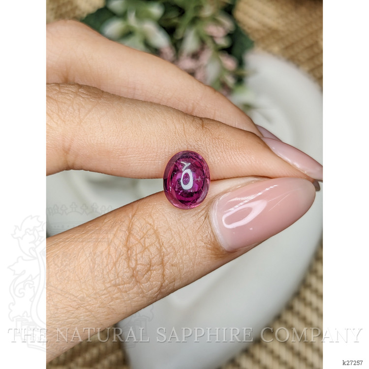 3.55 Ct. Pinkish Purple Cabochon Spinel from Ceylon (Sri Lanka)