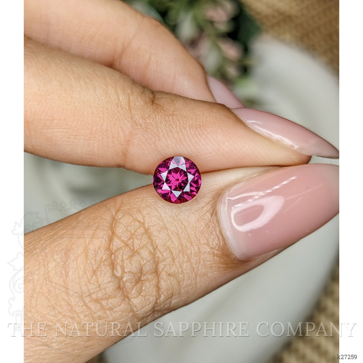 1.14 Ct. Pinkish Purple Rhodolite Garnet from Ceylon (Sri Lanka)