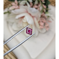0.74 Ct. Pinkish Purple Rhodolite Garnet from Ceylon (Sri Lanka) Life Style