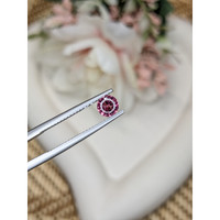 0.63 Ct. Purplish Pink Rhodolite Garnet from Ceylon (Sri Lanka) Life Style