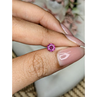 0.56 Ct. Purplish Pink Rhodolite Garnet from Ceylon (Sri Lanka) Life Style