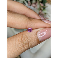 0.32 Ct. Pinkish Purple Rhodolite Garnet from Ceylon (Sri Lanka) Life Style