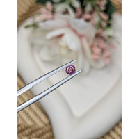 0.32 Ct. Pinkish Purple Rhodolite Garnet from Ceylon (Sri Lanka) Life Style