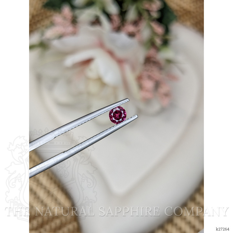 0.39 Ct. Purplish Pink Rhodolite Garnet from Ceylon (Sri Lanka)