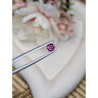 0.52 Ct. Reddish Purple Rhodolite Garnet from Ceylon (Sri Lanka) Life Style