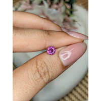 0.57 Ct. Pinkish Purple Rhodolite Garnet from Ceylon (Sri Lanka) Life Style