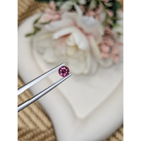 0.38 Ct. Purplish Pink Rhodolite Garnet from Ceylon (Sri Lanka) Life Style