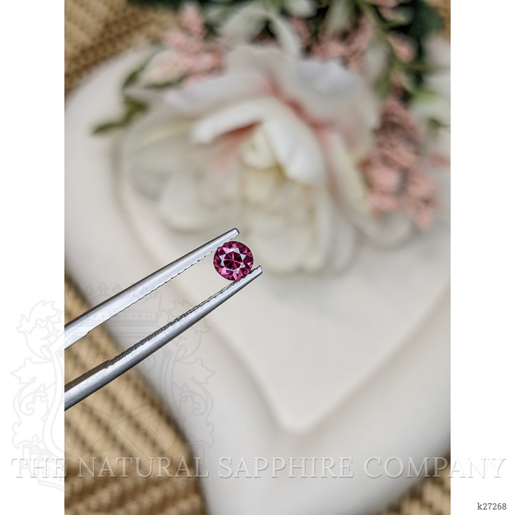 0.38 Ct. Purplish Pink Rhodolite Garnet from Ceylon (Sri Lanka)