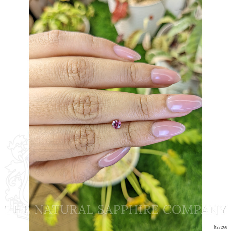0.38 Ct. Purplish Pink Rhodolite Garnet from Ceylon (Sri Lanka)