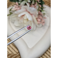 0.34 Ct. Purplish Pink Rhodolite Garnet from Ceylon (Sri Lanka) Life Style