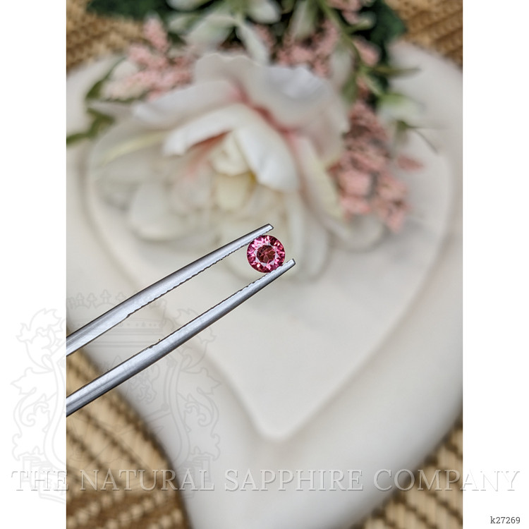 0.34 Ct. Purplish Pink Rhodolite Garnet from Ceylon (Sri Lanka)