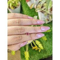 0.44 Ct. Purplish Pink Rhodolite Garnet from Ceylon (Sri Lanka) Life Style