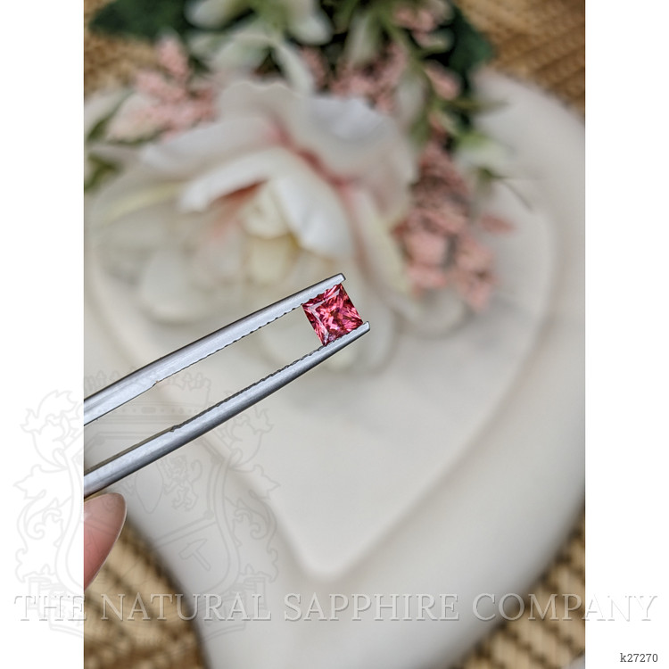 0.44 Ct. Purplish Pink Rhodolite Garnet from Ceylon (Sri Lanka)