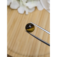 4.09 Ct. Cabochon Tiger's Eye from Ceylon (Sri Lanka) Life Style