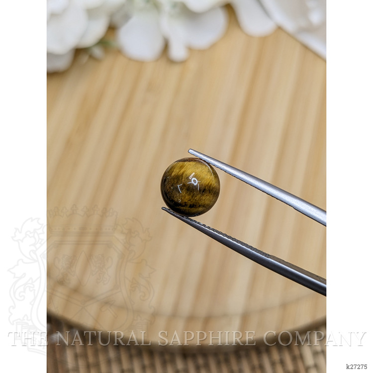 4.25 Ct. Cabochon Tiger's Eye from Ceylon (Sri Lanka)