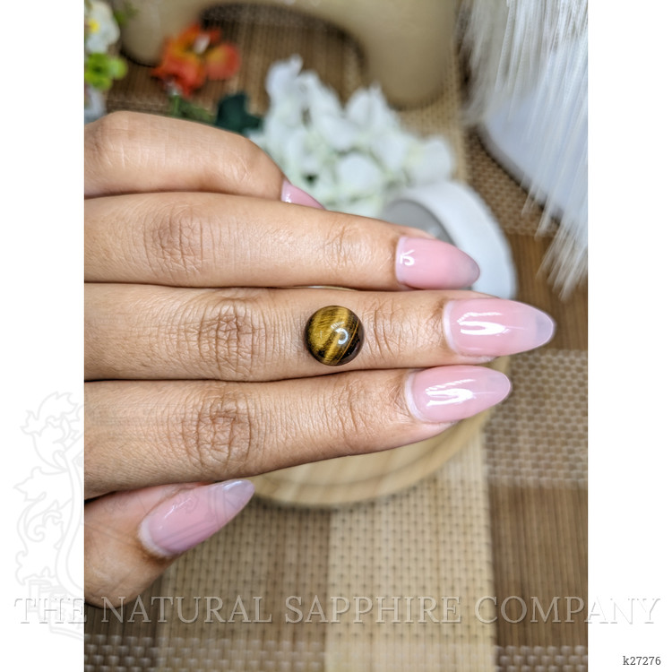 4.31 Ct. Cabochon Tiger's Eye from Ceylon (Sri Lanka)