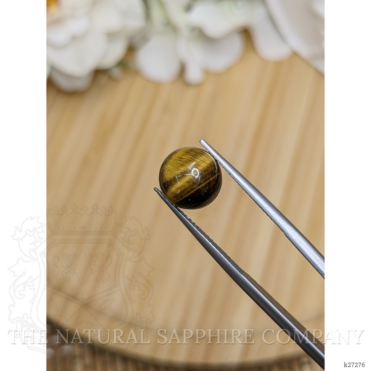 4.31 Ct. Cabochon Tiger's Eye from Ceylon (Sri Lanka)