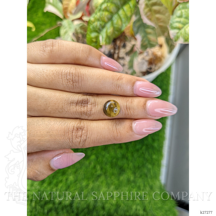 4.33 Ct. Cabochon Tiger's Eye from Ceylon (Sri Lanka)