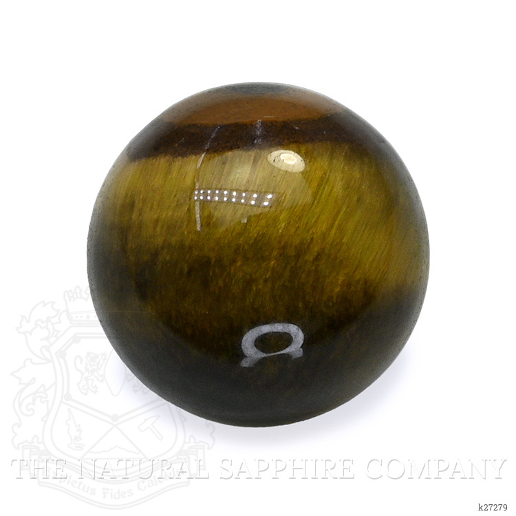 4.37 Ct. Cabochon Tiger's Eye from Ceylon (Sri Lanka)