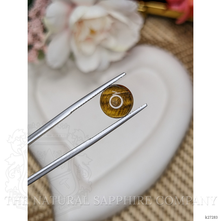 4.43 Ct. Cabochon Tiger's Eye from Ceylon (Sri Lanka)