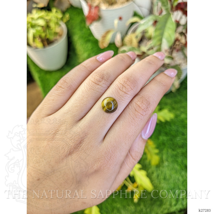 4.43 Ct. Cabochon Tiger's Eye from Ceylon (Sri Lanka)