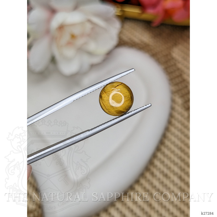 4.40 Ct. Cabochon Tiger's Eye from Ceylon (Sri Lanka)