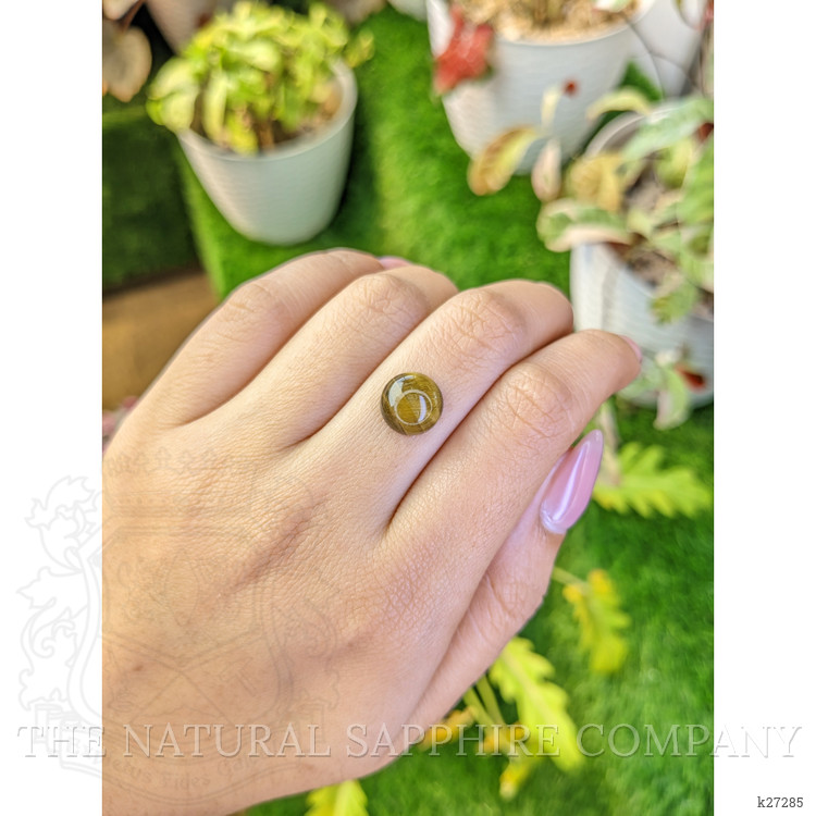 4.44 Ct. Cabochon Tiger's Eye from Ceylon (Sri Lanka)
