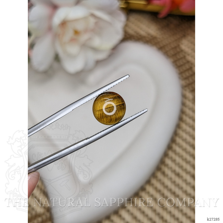 4.44 Ct. Cabochon Tiger's Eye from Ceylon (Sri Lanka)