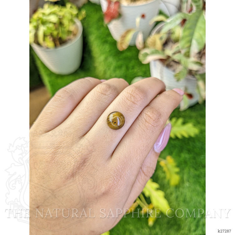 4.51 Ct. Cabochon Tiger's Eye from Ceylon (Sri Lanka)