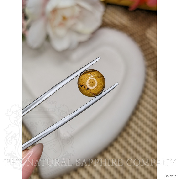 4.51 Ct. Cabochon Tiger's Eye from Ceylon (Sri Lanka)