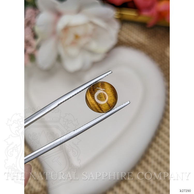 4.61 Ct. Cabochon Tiger's Eye from Ceylon (Sri Lanka)