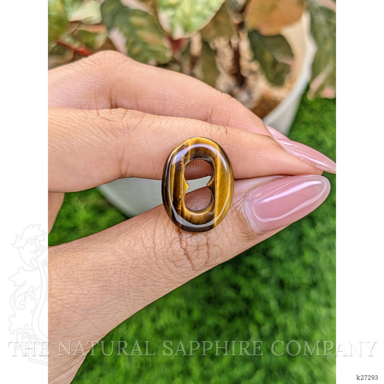 10.34 Ct. Cabochon Tiger's Eye from Ceylon (Sri Lanka)