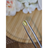 1.04 Ct. Greenish Yellow Cabochon Chrysoberyl from Ceylon (Sri Lanka) Life Style