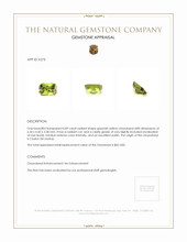 0.89 Ct. Chrysoberyl from Ceylon (Sri Lanka) Appraisal