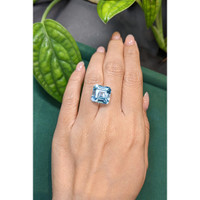 12.27 Ct. Blue Topaz from Brazil Life Style