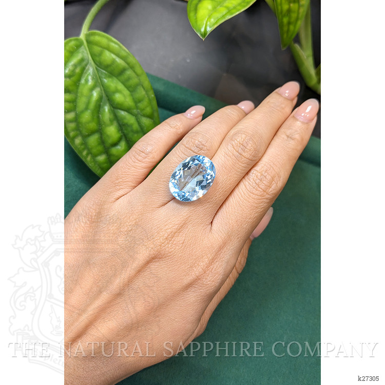 22.29 Ct. Blue Topaz from Brazil